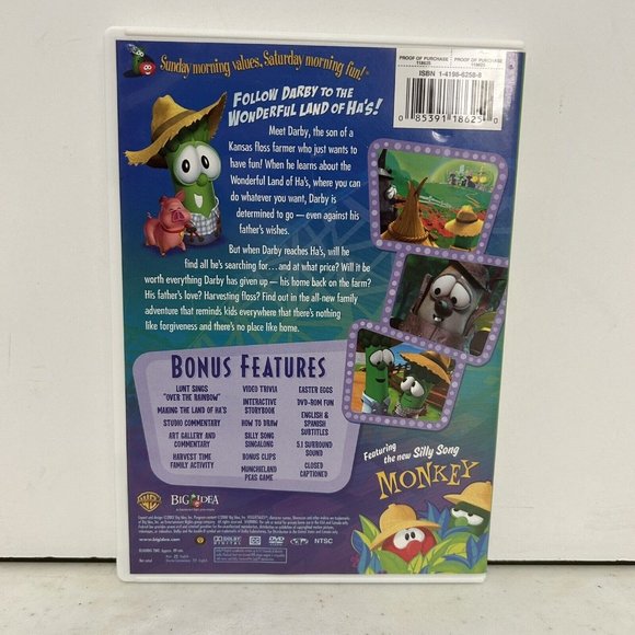 VeggieTales: The Wonderful Wizard of Ha's (DVD) Pre-owned - Picture 2 of 4